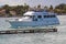 Vintage Motor Yacht Leisurely Cruising to Intra-Coastal Waterway