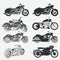 Vintage Motorcycle Set