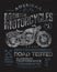 Vintage Motorcycle T-shirt Graphic