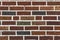 Vintage multi color red brick wall background texture backdrop