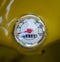 Vintage Mustard Yellow Odometer