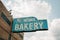 Vintage National Bakery sign, in Detroit, Michigan