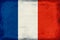 Vintage national flag of France background