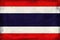 Vintage national flag of Thailand background