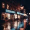 Vintage Neon Signs and Storefronts at Blue Hour