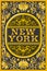 Vintage New York Label Plaque, Black and Gold