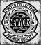 Vintage New York typography, t-shirt graphics, vectors