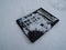 Vintage not working photocell calculator with snow-covered buttons stock image