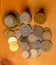 Vintage old antique multinational coins collection