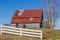 Vintage Old Barn in Meadow