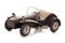 Vintage old caterham 7 sports car tin model