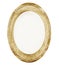 Vintage old paper oval frame