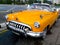 Vintage orange taxi.