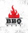 Vintage Outdoor Food Barbecue BBQ Graphic Vector Design Element