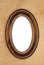 Vintage oval photo-frame