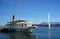 Vintage Paddle Steamer Ship on Lake Geneva, Switzerland