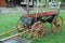 Vintage Painted Four-wheeler