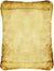 Vintage parchment paper scroll