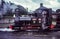 Vintage photo 1963. Dolgoch steam train locomotive. Wales, UK.
