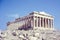 Vintage photo circa 1960s, Parthenon, ancient monument, Athens Greece.