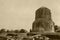 Vintage photo of Dhamekh stupa sarnath, varanasi, uttar pradesh