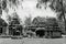 Vintage Photo of Elephant Lion at Pancha Rathas Pavilion