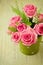 Vintage photo of rose flower bouquet