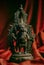 Vintage photo-ï¿¼      Vintage Look Solid Brass Bronze Hindu Tribal God Lord Ganesh Statue studio shot Kalyan Maharashtra