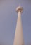 Vintage photography of TV tower Alexanderplatz
