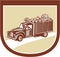 Vintage Pickup Truck Delivery Harvest Shield Retro