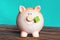 Vintage pig moneybox