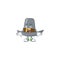 Vintage pilgrim hat isolated with mascot surprised.