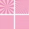 Vintage pink simple striped background set