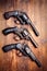 Vintage pistols
