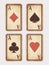 Vintage poker cards