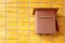 Vintage postbox on brick wall