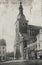 Vintage postcard dating 1910-1930 of the church of the village of Stavelot