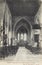 Vintage postcard showing the interior of the Sint-Niklaaskerk Eglise St-Nicolas in Veurne Furnes in French in the early 20th