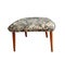 Vintage pouffe stool isolated