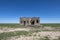 Vintage Prairie Shack, Desolate Landscape