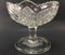 Vintage pressed depression glass candy dish