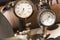 Vintage Pressure Gauges Abstract