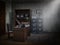 Vintage Private Detective Office, Background