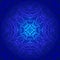 Vintage psychedelic trippy colorful fractal pattern. Gradient blue, dark blue colors