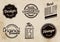 Vintage Quality Vector Labels Collection