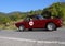 Vintage race rally cars.historic car Lancia Fulvia Hf