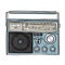 Vintage Radio Boombox cute art illustration