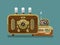 Vintage Radios in Flat Style