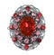 Vintage red brooch