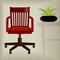 Vintage Red Office Chair